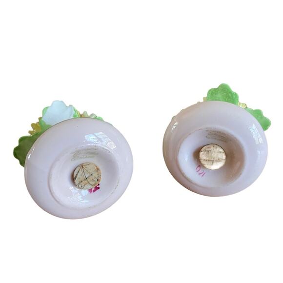 Denton England Mini FloralVase Salt Pepper Shakers - Picture 5 of 6